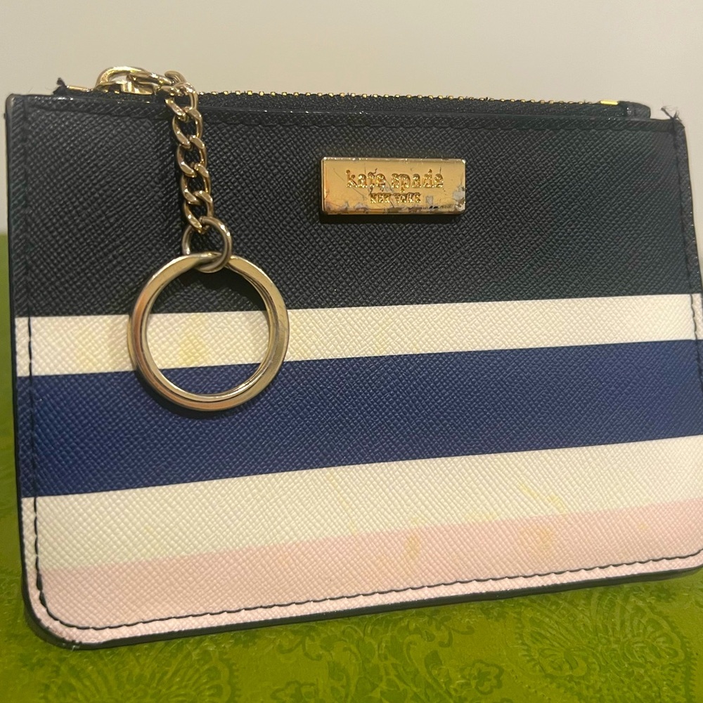 Kate Spade card holder with key ring